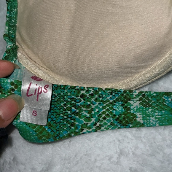 Snake Print Push Up Padded Bikini Top - Picture 3 of 11